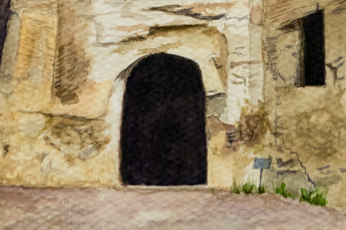 Acuarela de Mariano Peracho